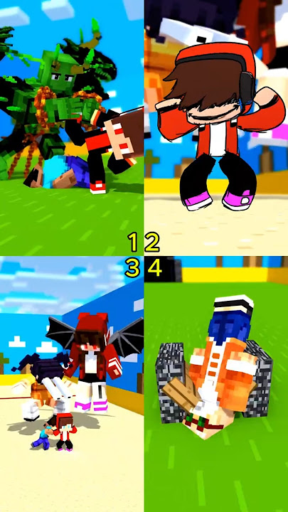 JJ and Mikey Which is the coolest? I like Herobrine at number one