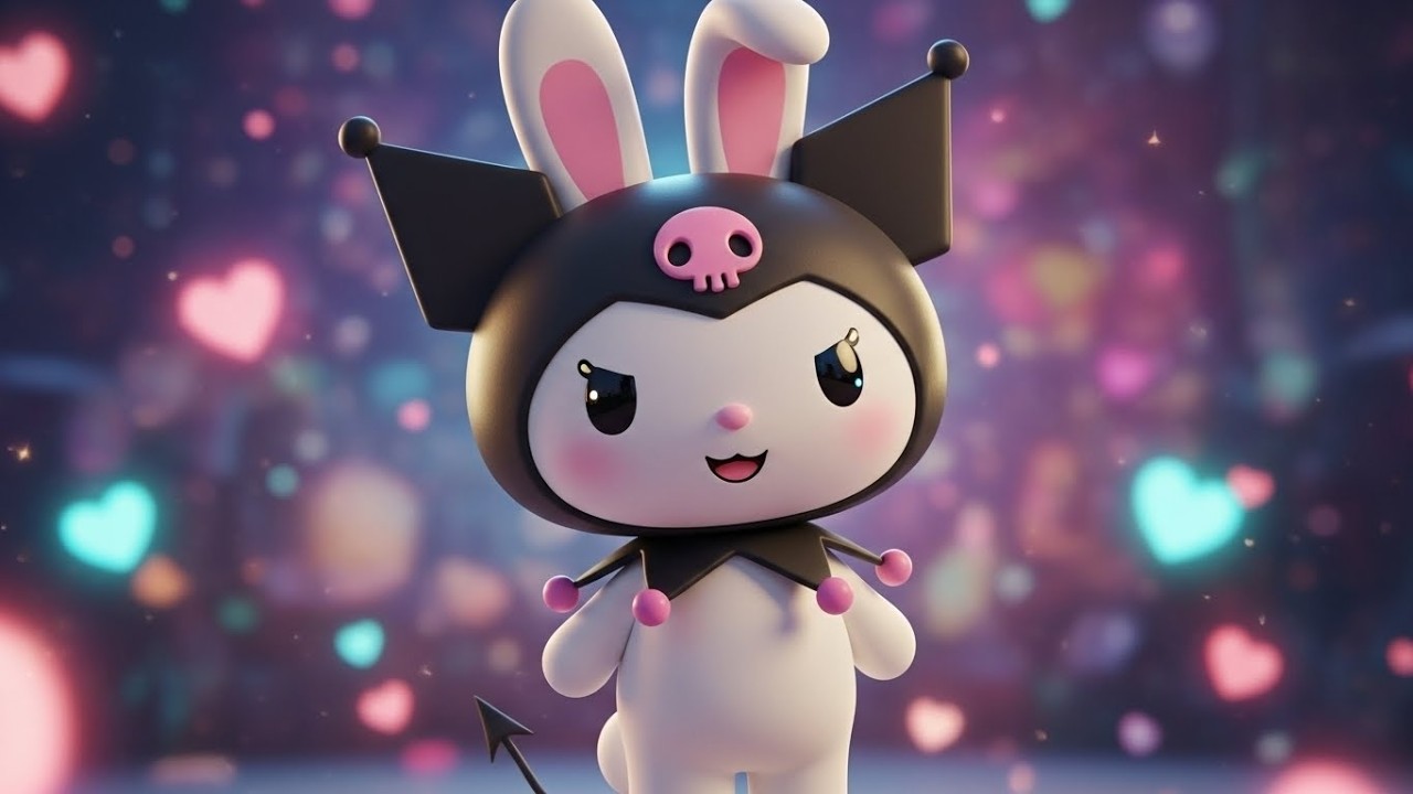 クロミちゃん3D Kuromi Song (English K-Pop Version) 🖤🩷 「クロミの！きゅるきゅん