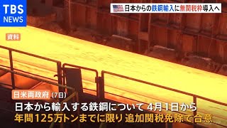 日本からの鉄鋼輸入に無関税枠導入へ 日米鉄鋼アルミ追加関税協議