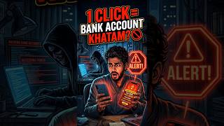 1 क्लिक और बैंक खाता खाली! 😱 साइबर ठगी की सच्ची कहानी #cyber #cybersecurityawareness