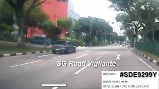 23jul2026  airport road #SDE9299Y mitsubishi evo 9 fail to conform to red light signal