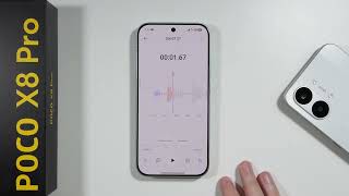 POCO X8 Pro/Pro Max: كيفية تسجيل الأصوات (العثور على مسجل الصوت) - إنشاء مذكرات صوتية screenshot 3