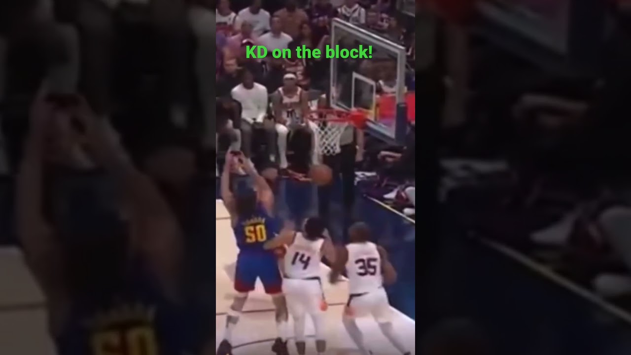 NBA 2023 Playoffs West Semis: Kevin Durant’s Great Block.