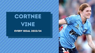 Cortnee Vine • Sydney FC • All Goals • 2023/24