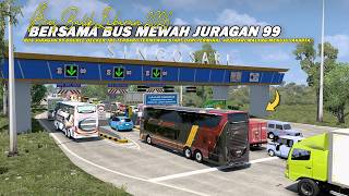 ARUS BALIK LEBARAN 2026 BUS JURAGAN 99 TERBARU JAKARTA MALANG DOUBLE DECKER SLEEPER - ETS2 MOD INDO screenshot 4