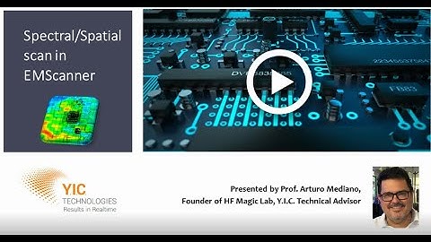 Combined Spectral & Spatial scan with Y.I.C. EMScanner