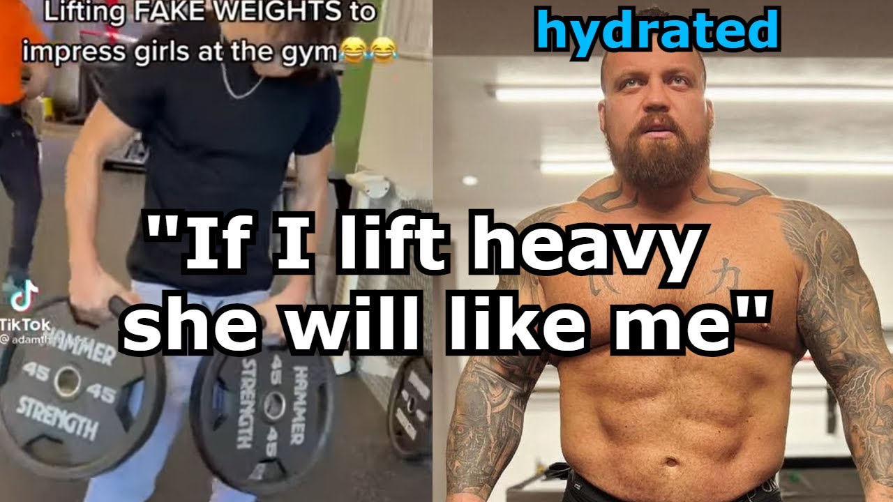 He lifted fake weights to impress a girl YouTube