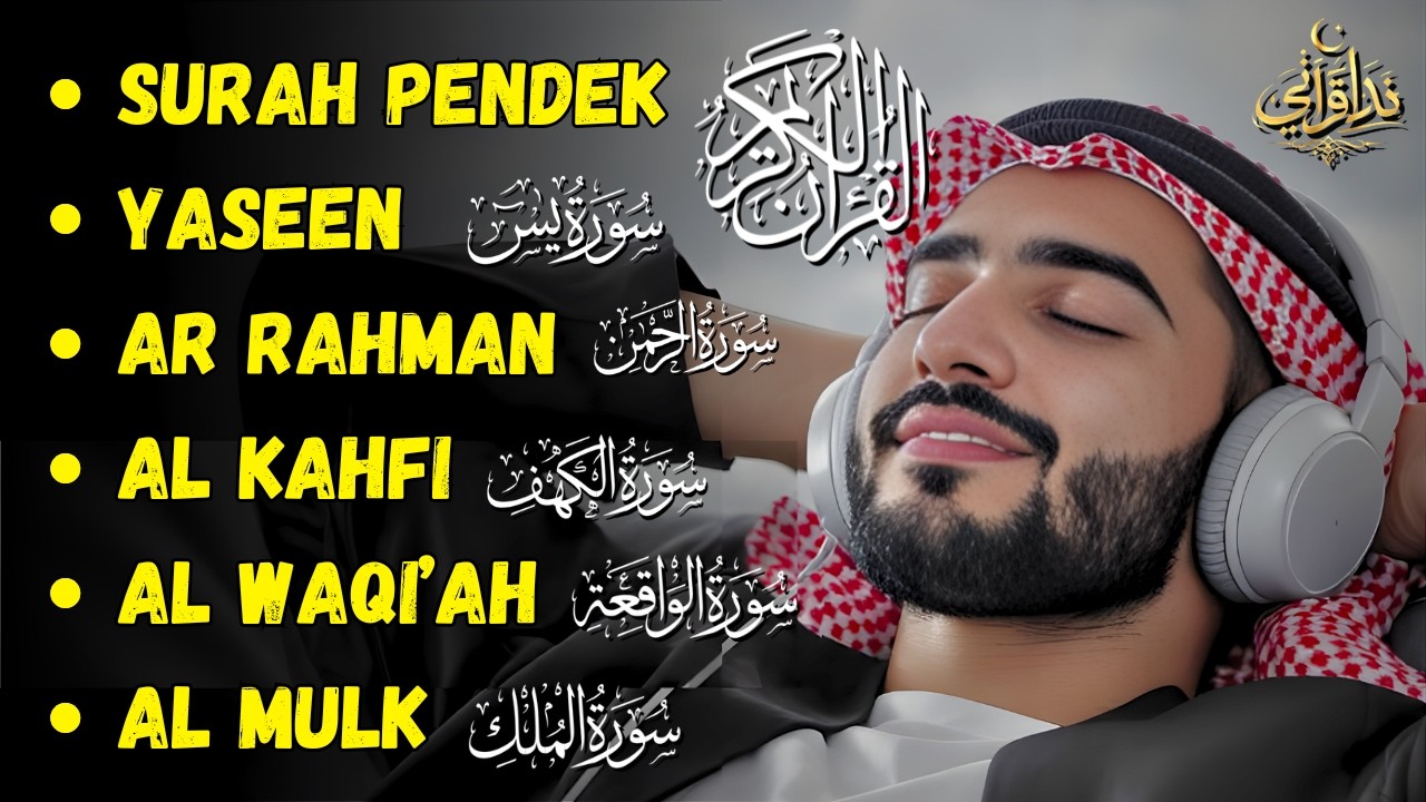 BACAAN Merdu Surah Pendek, Yasin, Ar-Rahman, Al-Kahfi, Al-Waqiah & Al-Mulk | Mohammad Ammar