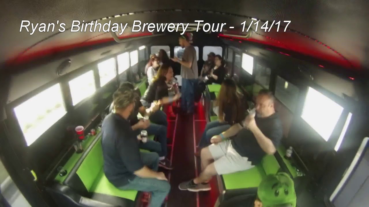 Ryans Birthday Brewery Tour on Cool Bus Houston