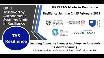 Resilience Talk 2 - Learning About the Change... Mohammad Reza Mousavi, University of Leicester