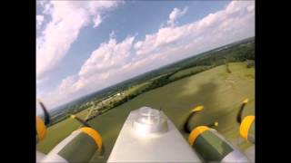 Rc B-17 almost crash