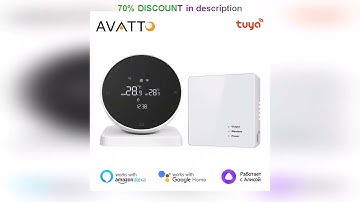 A must-have product! AVATTO Tuya WiFi Smart Thermostat?RF Wireless Receiver Temperature Controller