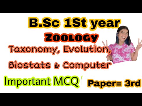 B.Sc 1st Year Zoology 3rd Paper Important McQs Sre dev suman unive Privious year Question Paper 2020