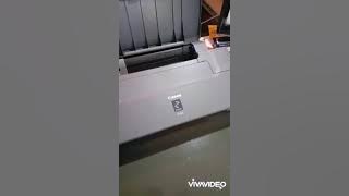Modif printer canon IP 1300 dengan tabung dan selang infus