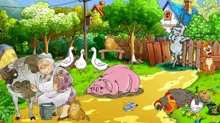 Бабушка живет в деревне. Мультик для деток. Мультфильм про животных. Бабушка живет в деревне. Мультик для деток. Мультфильм про животных.