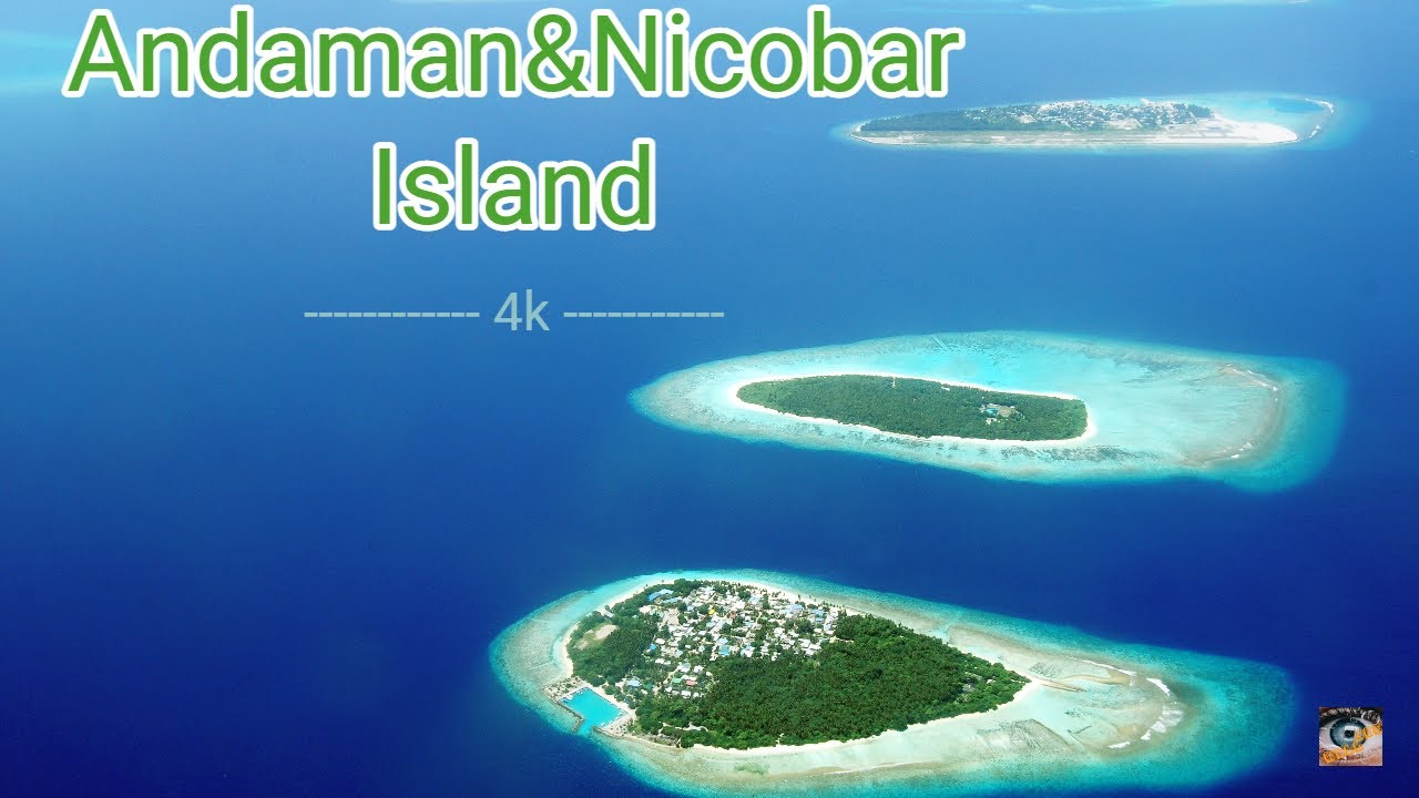 Andaman & Nicobar Island From Above  4k By Drone With Relaxing Music