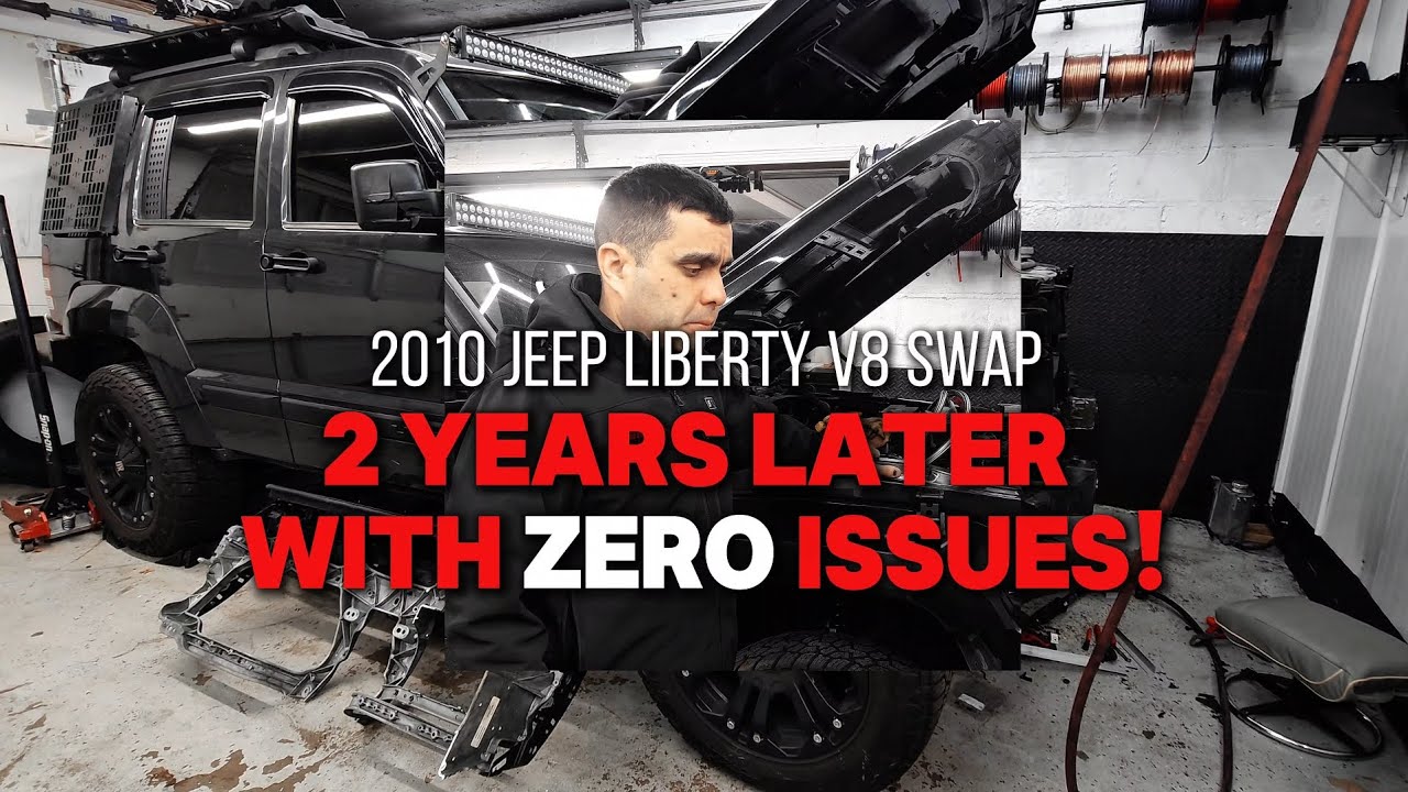 2010 Jeep Liberty V8 Swap - 2 Years Later with ZERO Issues - YouTube