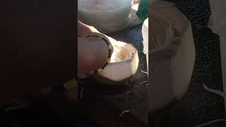 Kinayod Na Buko Ph Street Food satisfying coconut streetfood youtubeshorts gatchiejr33