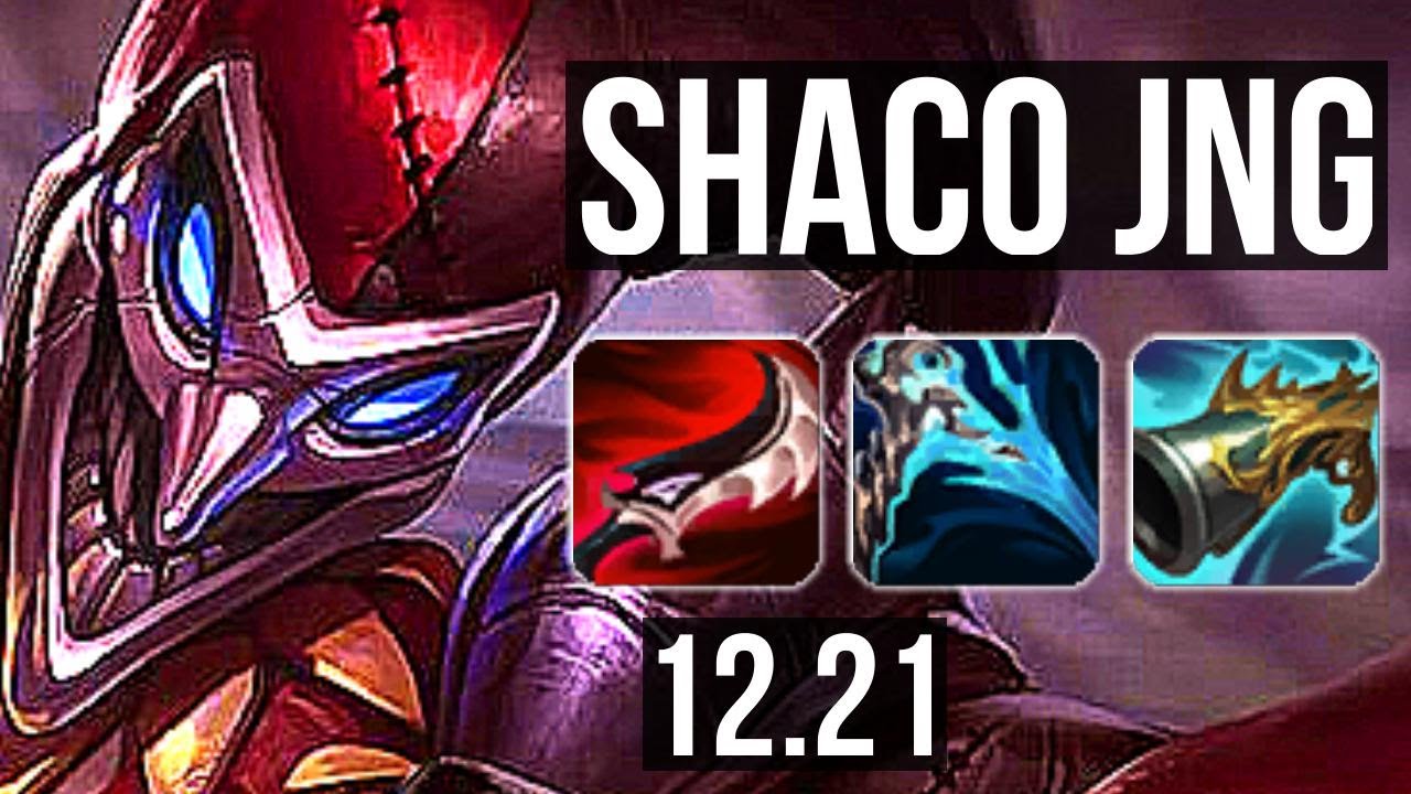 SHACO vs KINDRED (JNG) | Rank 3 Shaco, 3.8M mastery, 900+ games, 10/2/7 | KR Grandmaster | 12.21