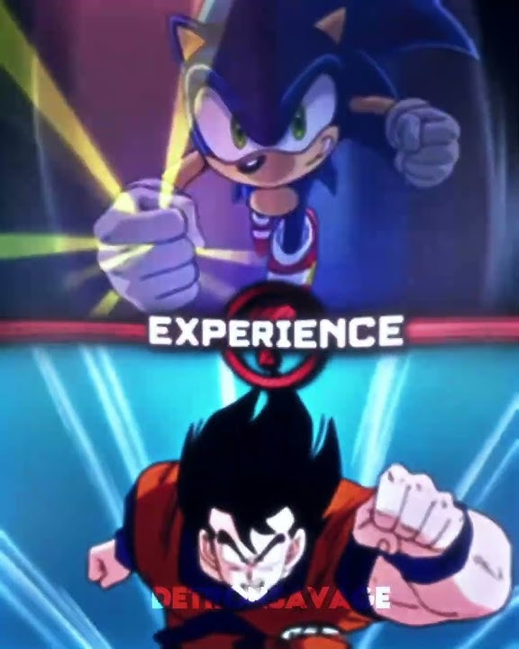 X Sonic Vs Dbz Goku | #whoisstrongest #fyp #shorts #edit #trending