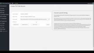 WordPress TinCan Manager - Create Courses