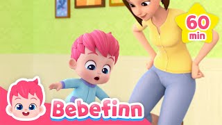 Walking Walking Hop Hop | Learn with Bebefinn | Boo Boo He's Got Hurt | Nursery Rhymes \u0026 Kids Songs