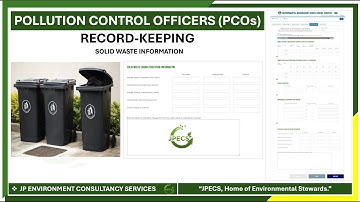 Sample Record Keeping of Solid Waste Information For DENR Self Monitoring Reporting