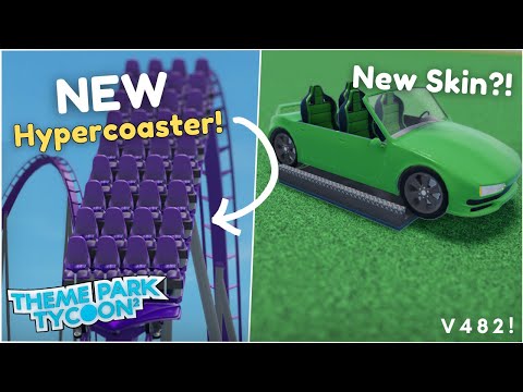 Remodeled Hypercoaster, AND MORE?!?! || Theme Park Tycoon 2 v482 Update!