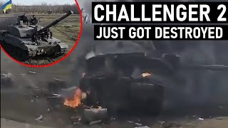 Challenger 2 just got destroyed in Ukraine. First loss of Challenger 2!