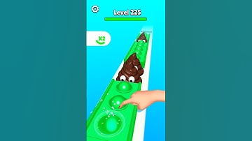 Pop Run - Lv 225 💥 - Satisfying Android Games || #shorts #games #satisfying #cartoon #funnygame