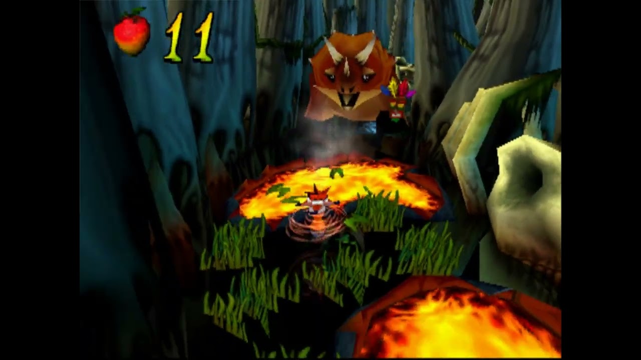 Crash Bandicoot Warped PAL (PSX) (Part 17/56) Bone Yard Gem Route
