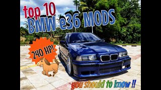 Bmw e36 mods 240 horsepower