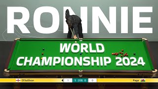 The whole audience went crazy! Ronnie O'Sullivan! World Championship 2024