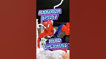 Maximum Spider-Man Head Upgrades Marvel Legends Hasbro Pulse Action Figure Painting Mod