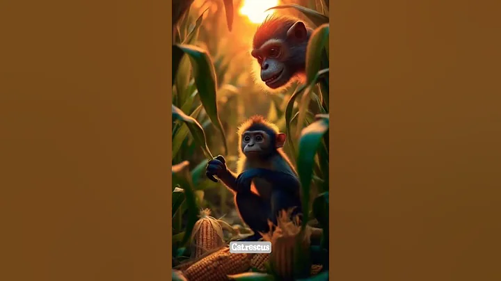 A monkey destroyed a rabbit's cornfield. #RabbitRescue #BadMonkey #CuteAnimals #AnimalRescue