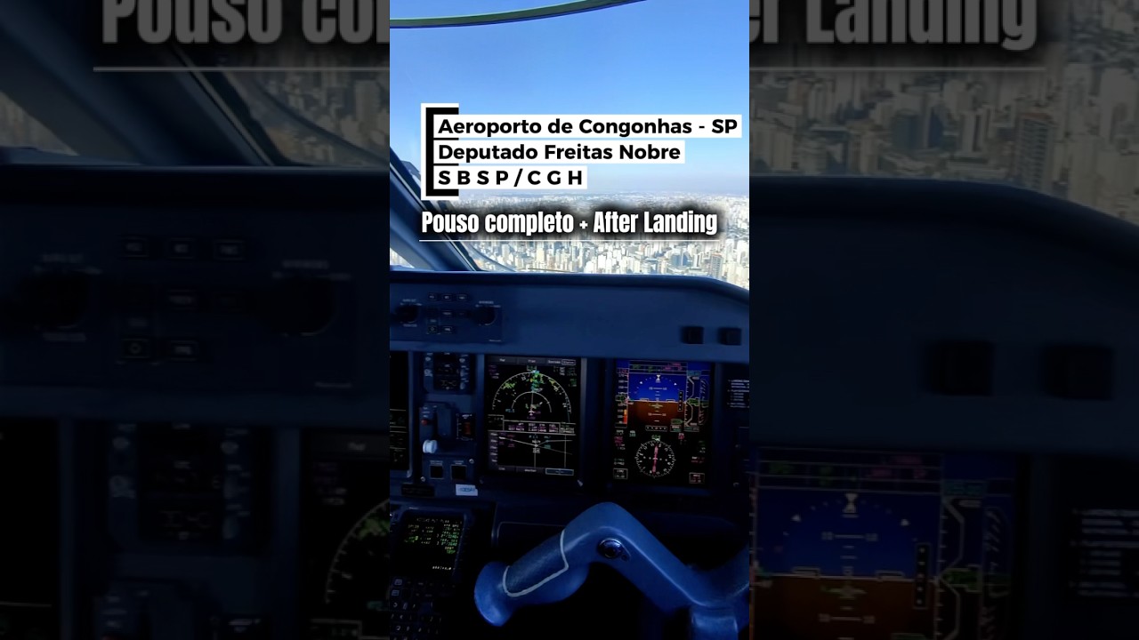 🇧🇷 Pouso Completo + Procedimento de Pós-Pouso no Aeroporto de Congonhas, São Paulo  SP 25/06/2025.