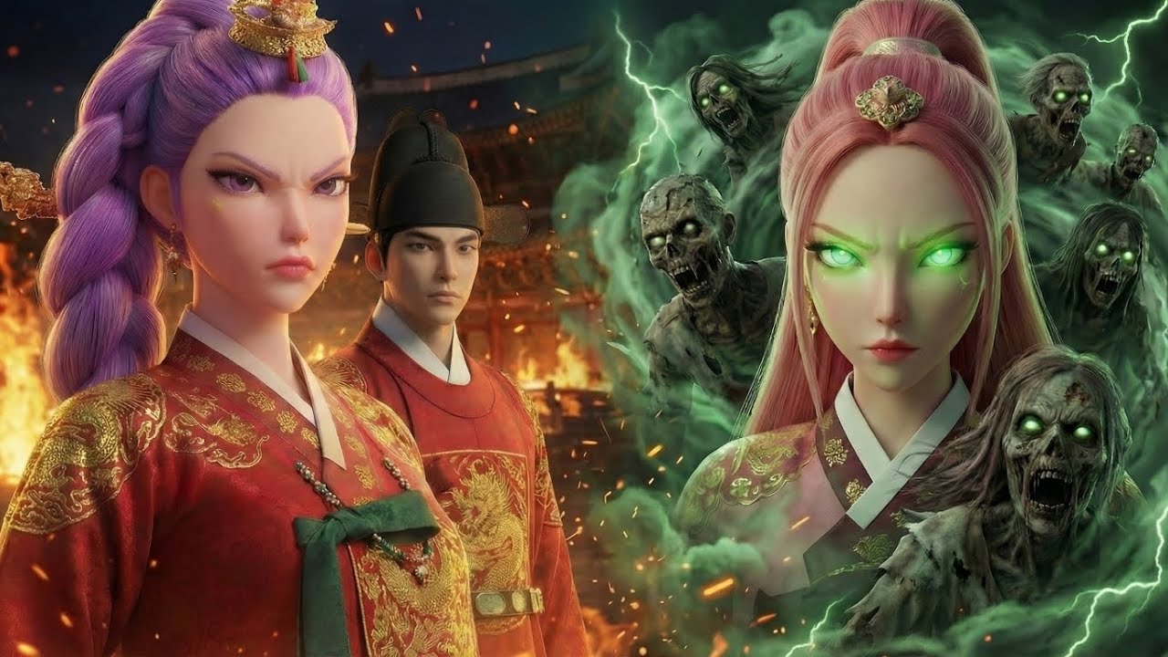 Mira’s Zombie Curse Destroys Joseon! 💔 Rumi & Jinu’s Epic Battle | KPOP Demon Hunters