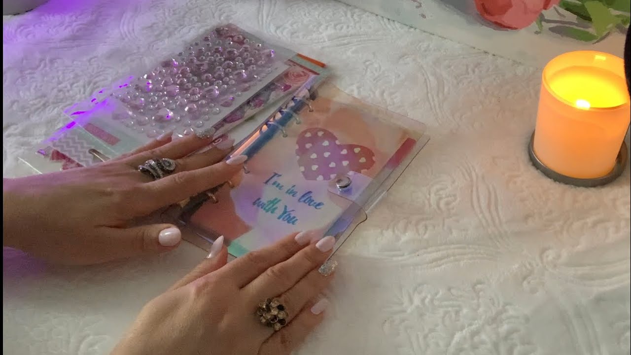 ЗАЛИПАТЕЛЬНОЕ ASMR ОФОРМЛЯЮ БЛОКНОТ КЛЕЮ НАКЛЕЙКИ/НЕЖНЫЙ ШЕПОТ/ASMR Journal with Me, Stickers