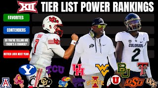 Big 12 Power Rankings - Tier List Ranking | Is Colorado a Contender?