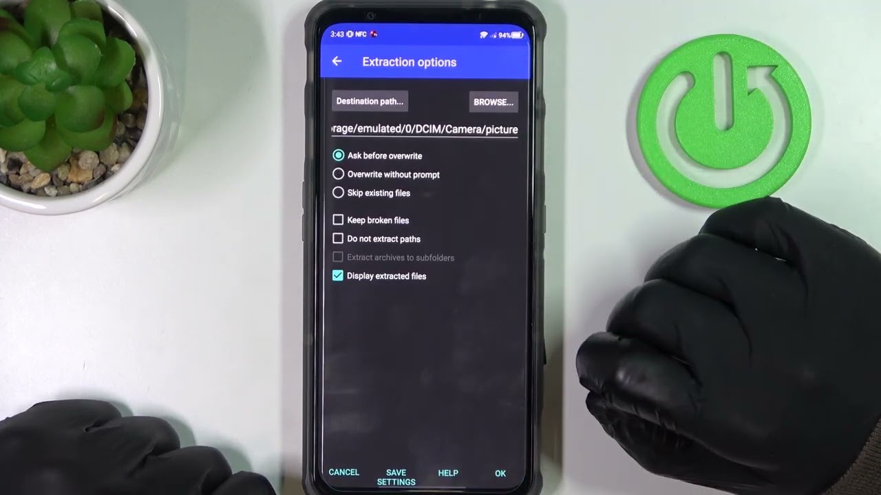 How To Unpack Rar & Zip Archives on ZTE Nubia Red Magic 7 - RAR App Tutorial