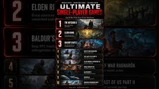 Single-player games hit different #gaming #singleplayergames #pcgaming #gamerlife #gamers
