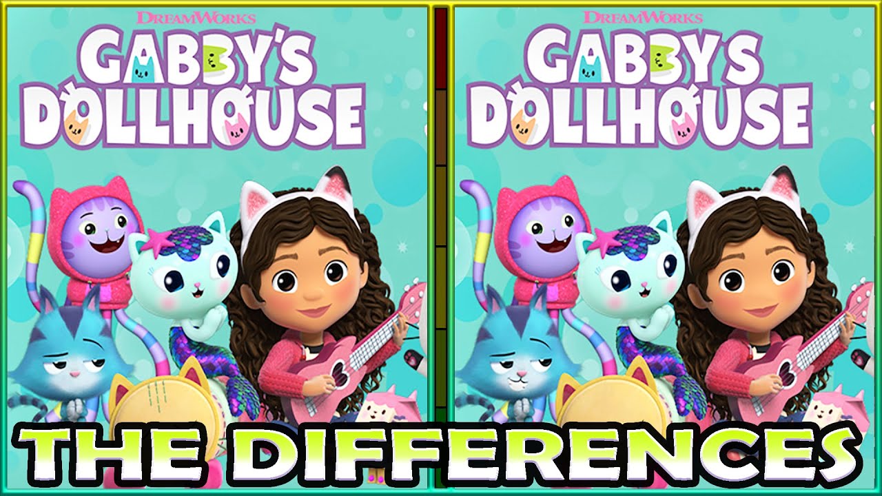 GABBY'S DOLLHOUSE FIND and SPOT the DIFFERENCE CHALLENGE PART 6 R U