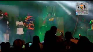 BHIM Concert 2018: Asamoah Gyan, Adebayor and Stonebwoy displays their dance moves on Stage