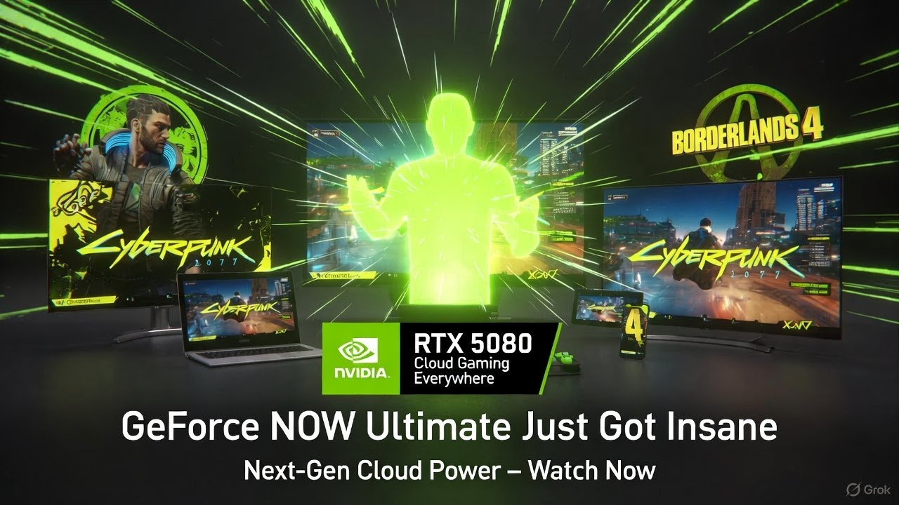 GeForce NOW Ultimate Just Got INSANE — RTX 5080 Cloud Gaming Everywhere ...