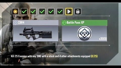 KILL 25 ENEMIES WITH ANY SMG WITH A STOCK AND 4 OTHER ATTACHMENTS EQUIPPED CALL OF DUTY MOBILE