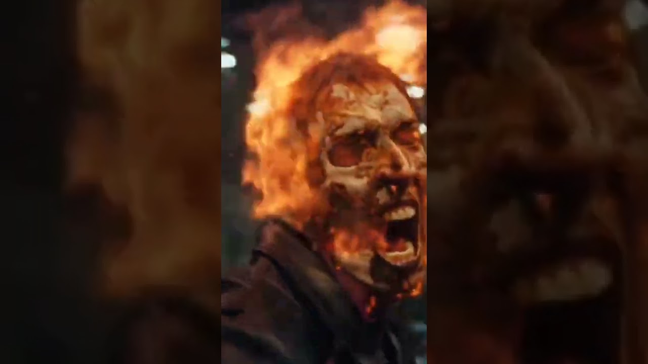 Ghost Rider Transformation 🔥😎💀|| Nicolas Cage 