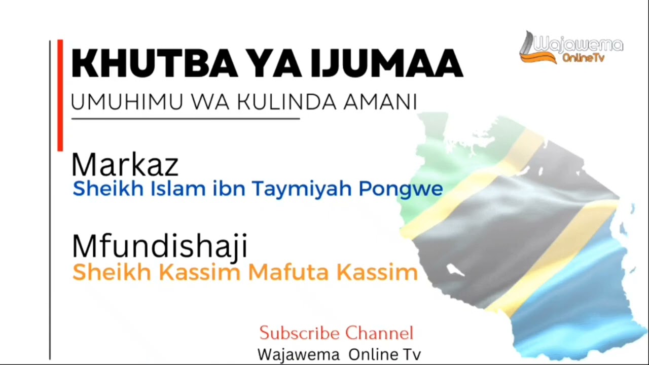 #KHUTBA LINDA AMANI YA NCHI YAKO |Sheikh Kassim Mafuta Kassim