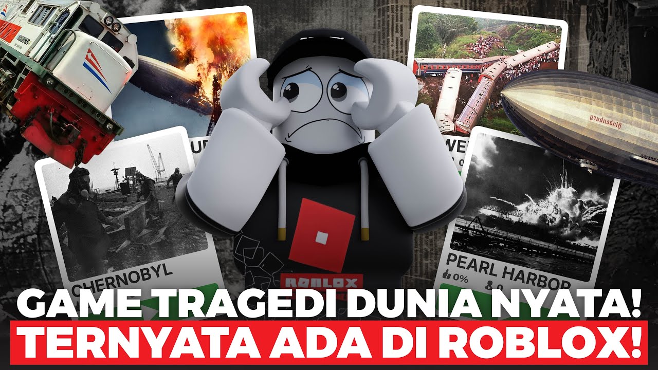 GAME ROBLOX TRAGEDI DI DUNIA NYATA LAGI!! KECELAKAAN PESAWAT, KERETA SAMPAI BENCANA ALAM??