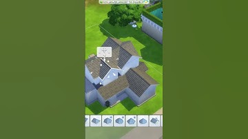 how to approach roofing a shell challenge in The Sims 4 - original shell by RoseSkyPlays