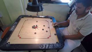 2 Consecutive Break to Finish by Ashraf Khan | Learn Carrom In English |